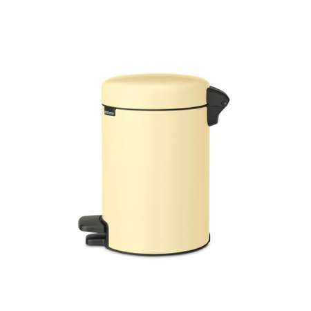 Бак мусорный Brabantia NewIcon с педалью ванильно-желтый 3л 233760