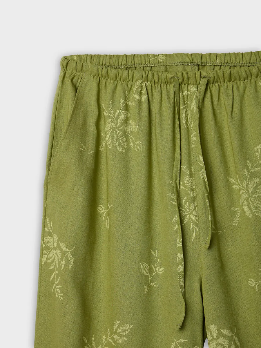 Брюки Mark Formelle (Марк Формэль) 532431/цветы на оливковом - фото 8