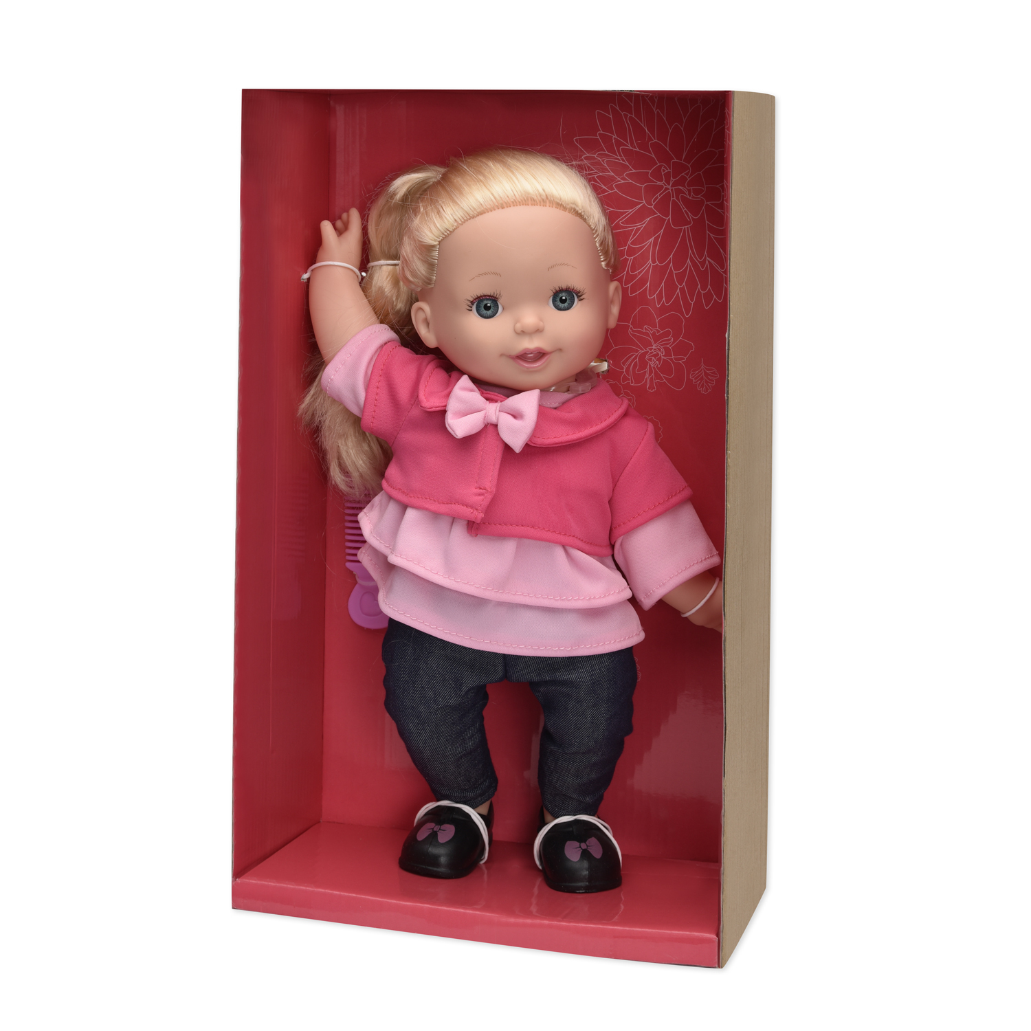 Кукла классическая Demi Star Элизабет 6104/роз кофта-джинсы - фото 5