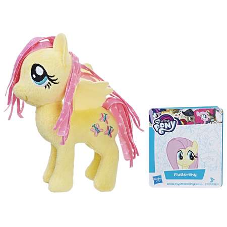 Игрушка мягкая My Little Pony Пони Флаттершай 2 с волосами C0105EU4