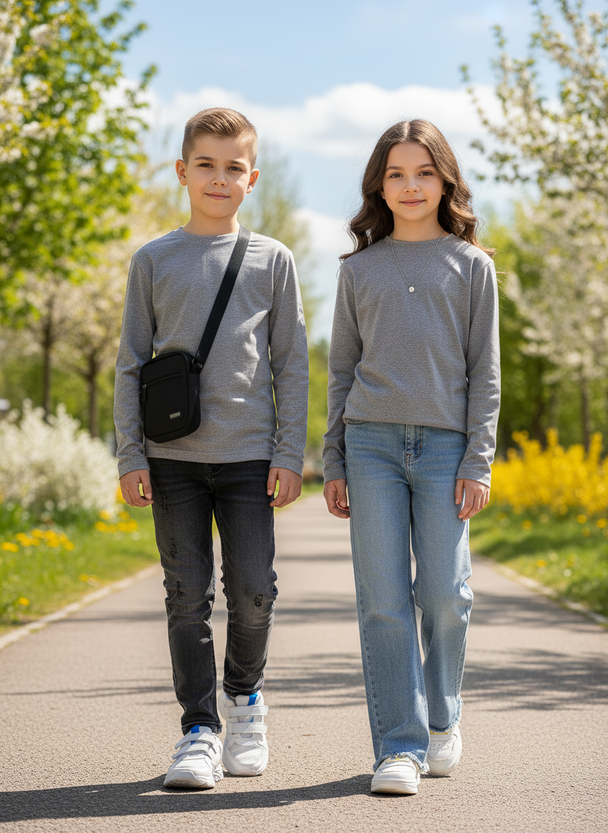 Лонгслив Утенок 698 меланж - фото 2