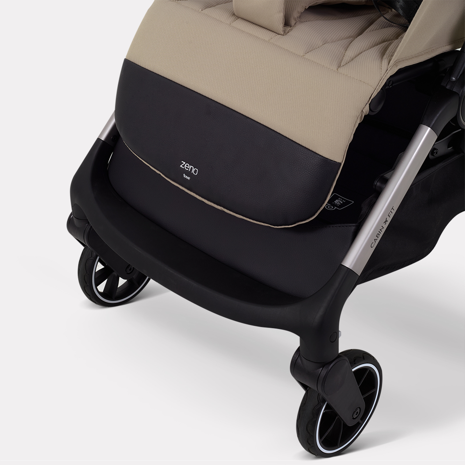 Коляска прогулочная Rant Zeno бежевый - фото 15