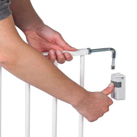 Барьер-калитка Safety 1st Металлический Wall-Fix Extending Metal 62-102 см Белый