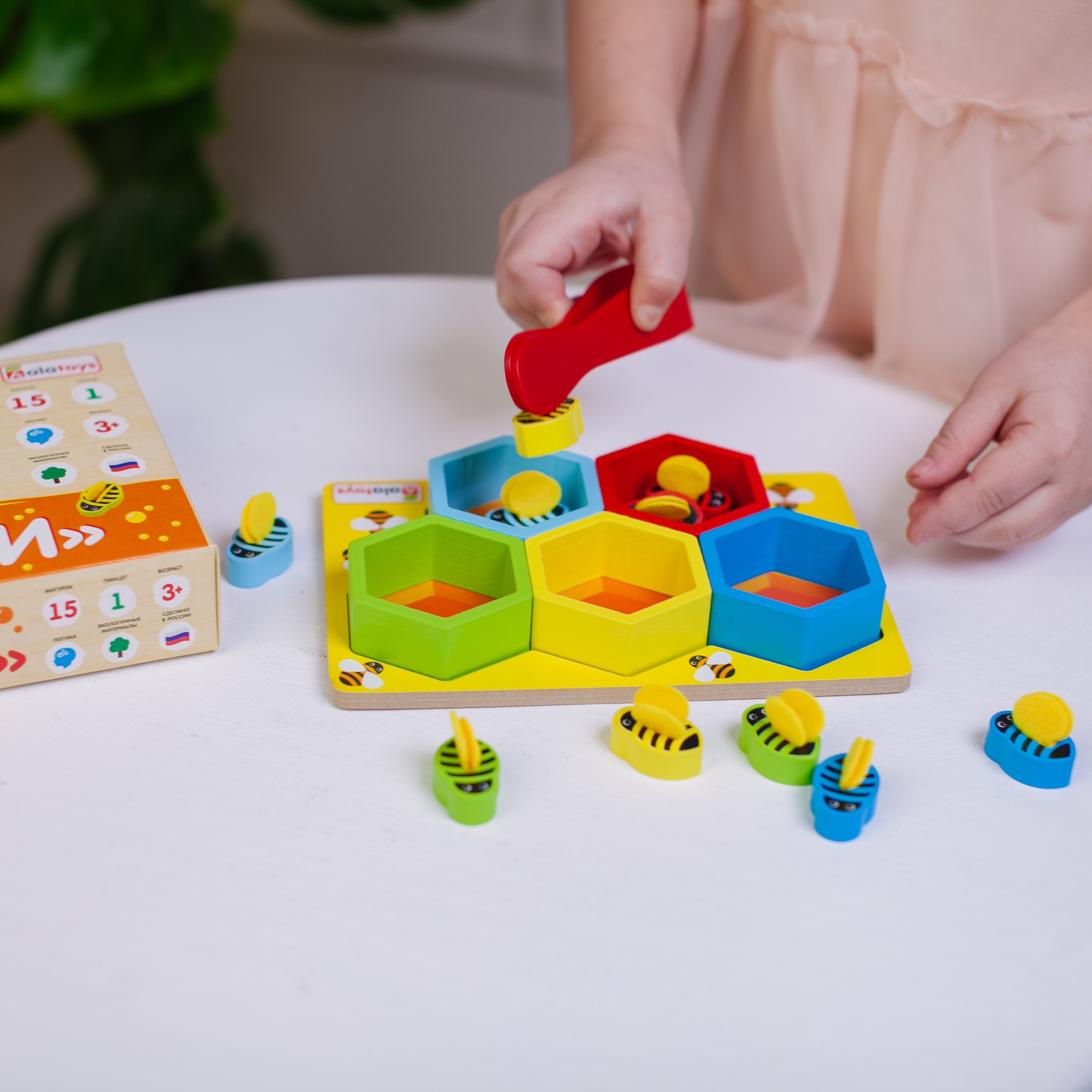 Игрушка Alatoys сортер Детский деревянный в ассортименте - фото 11