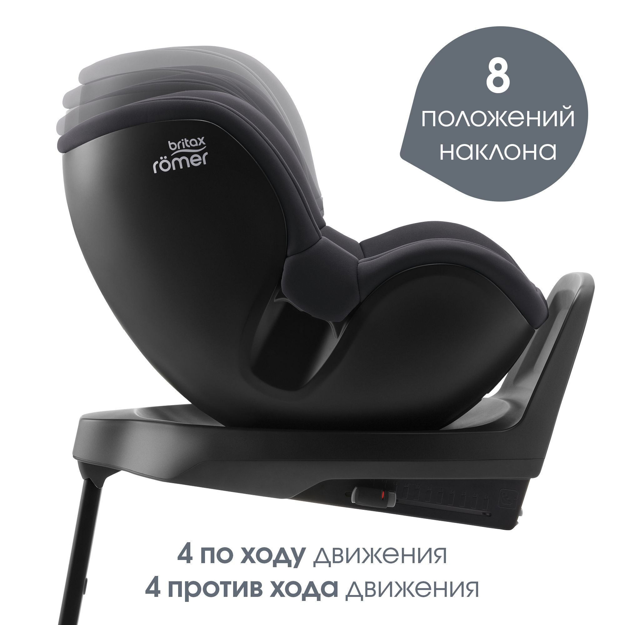 Автокресло Britax Roemer Dualfix M Plus Isofix 0+/1 (0-18 кг) серый - фото 5