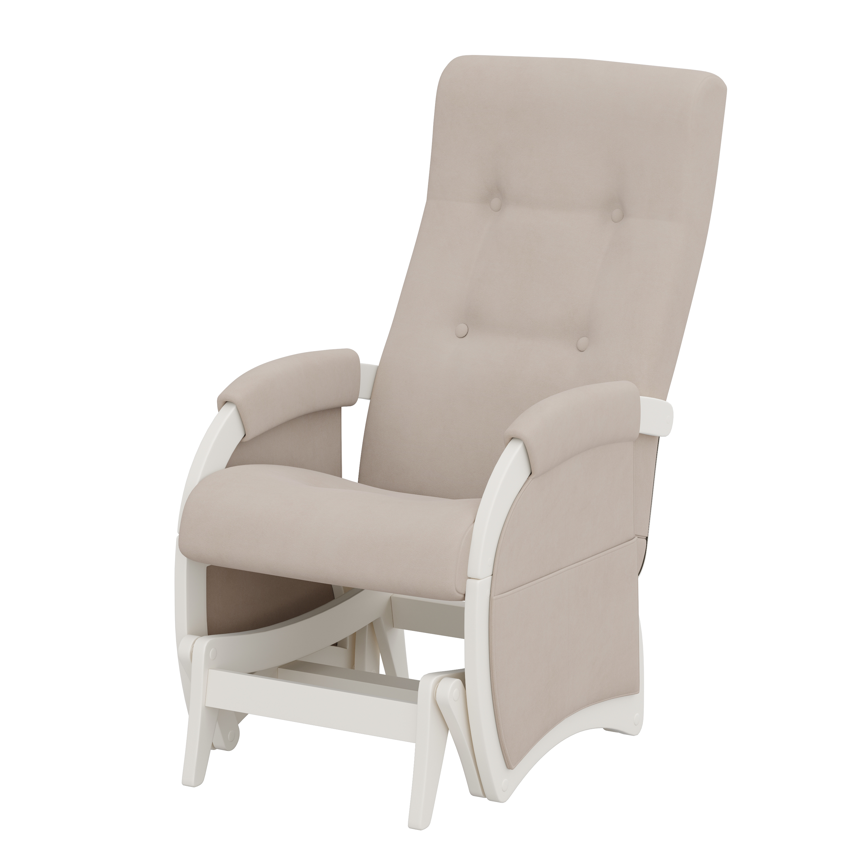 Кресло-качалка Leset Кресло для кормления Смайл Б02 бежевый - фото 5