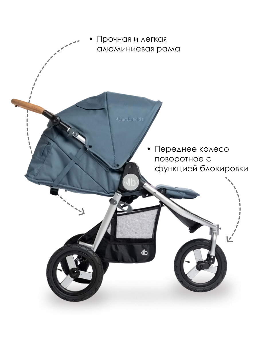 Коляска прогулочная Bumbleride Indie 2025 / Ocean - фото 4