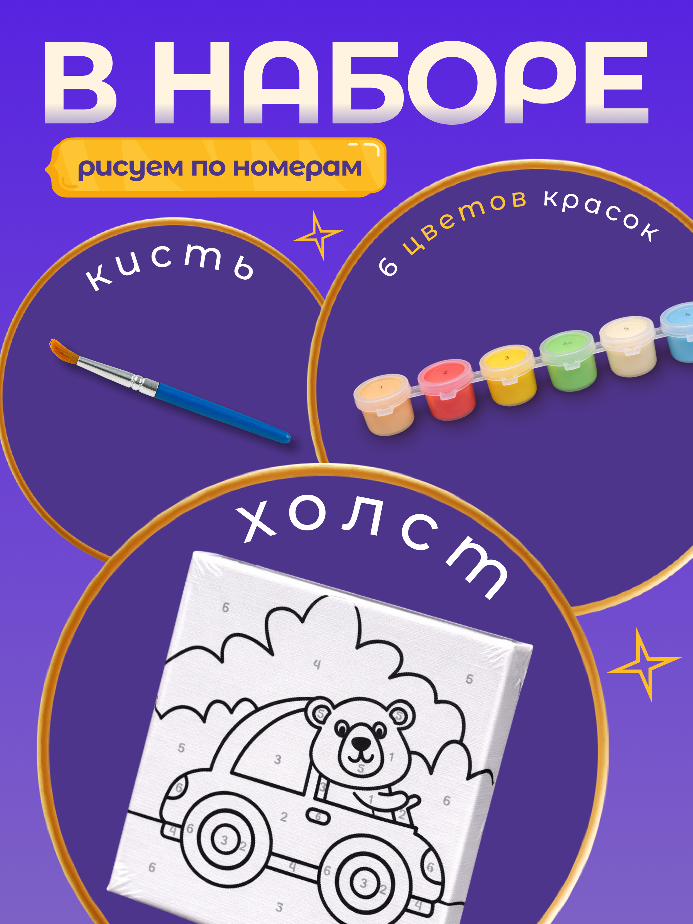 Картина по номерам Magic Stories Машинка - фото 2