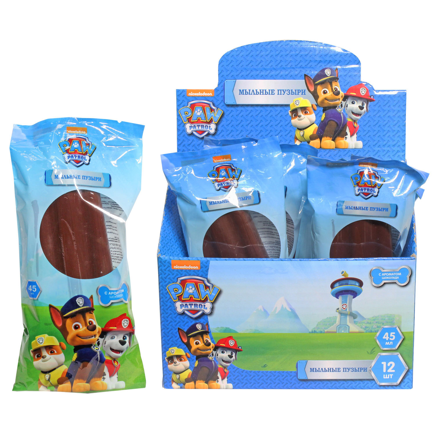 Мыльные пузыри 1TOY Щенячий патруль 45 мл - фото 1