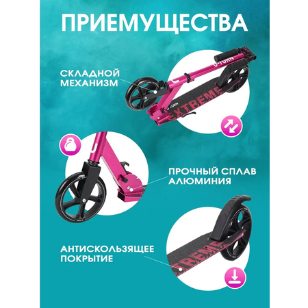 Самокат Рыжий кот двухколесный