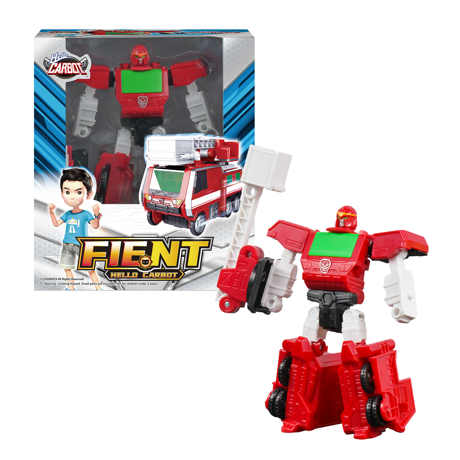 Игровой набор Hello Carbot Трансформер Fient 15 см S7 - фото 9