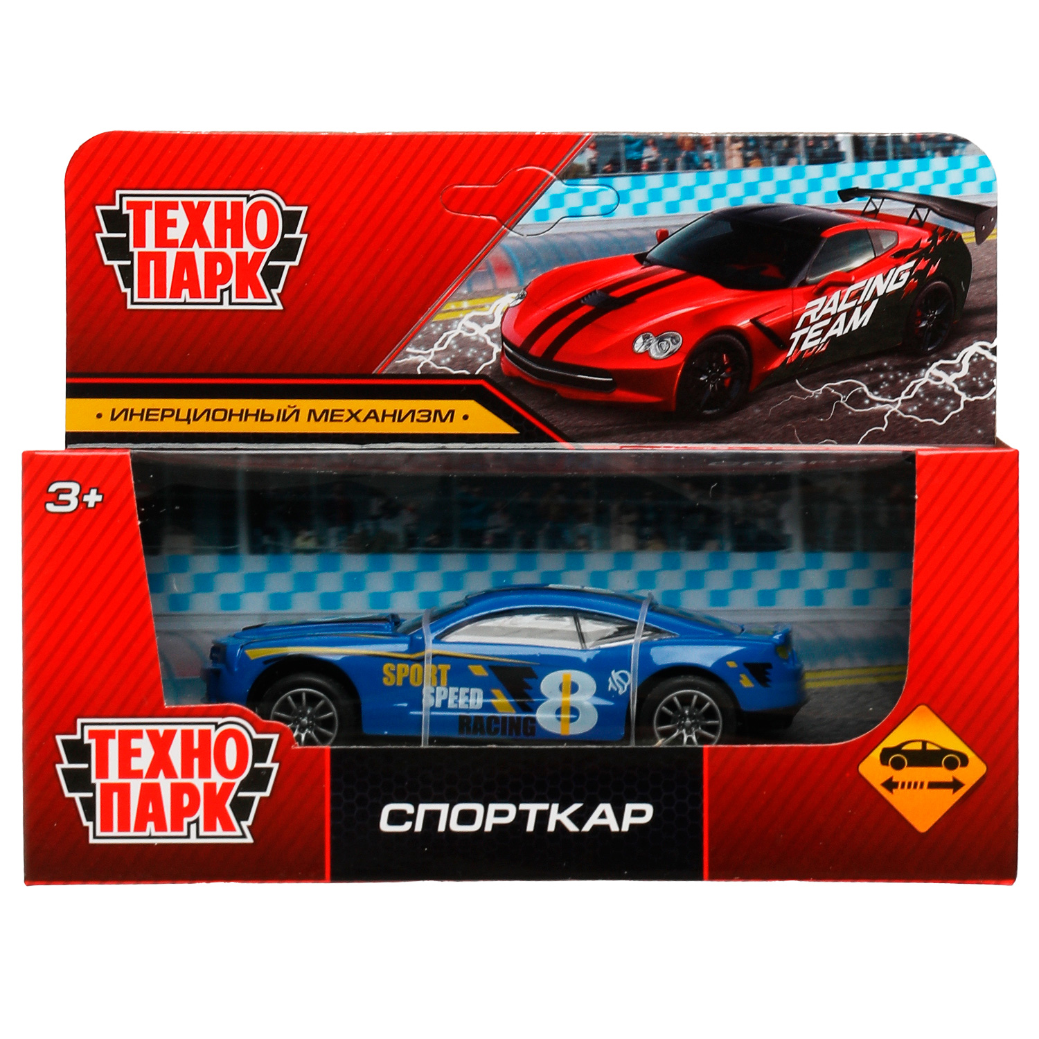 Автомобиль Технопарк Спорткар 336117 - фото 1