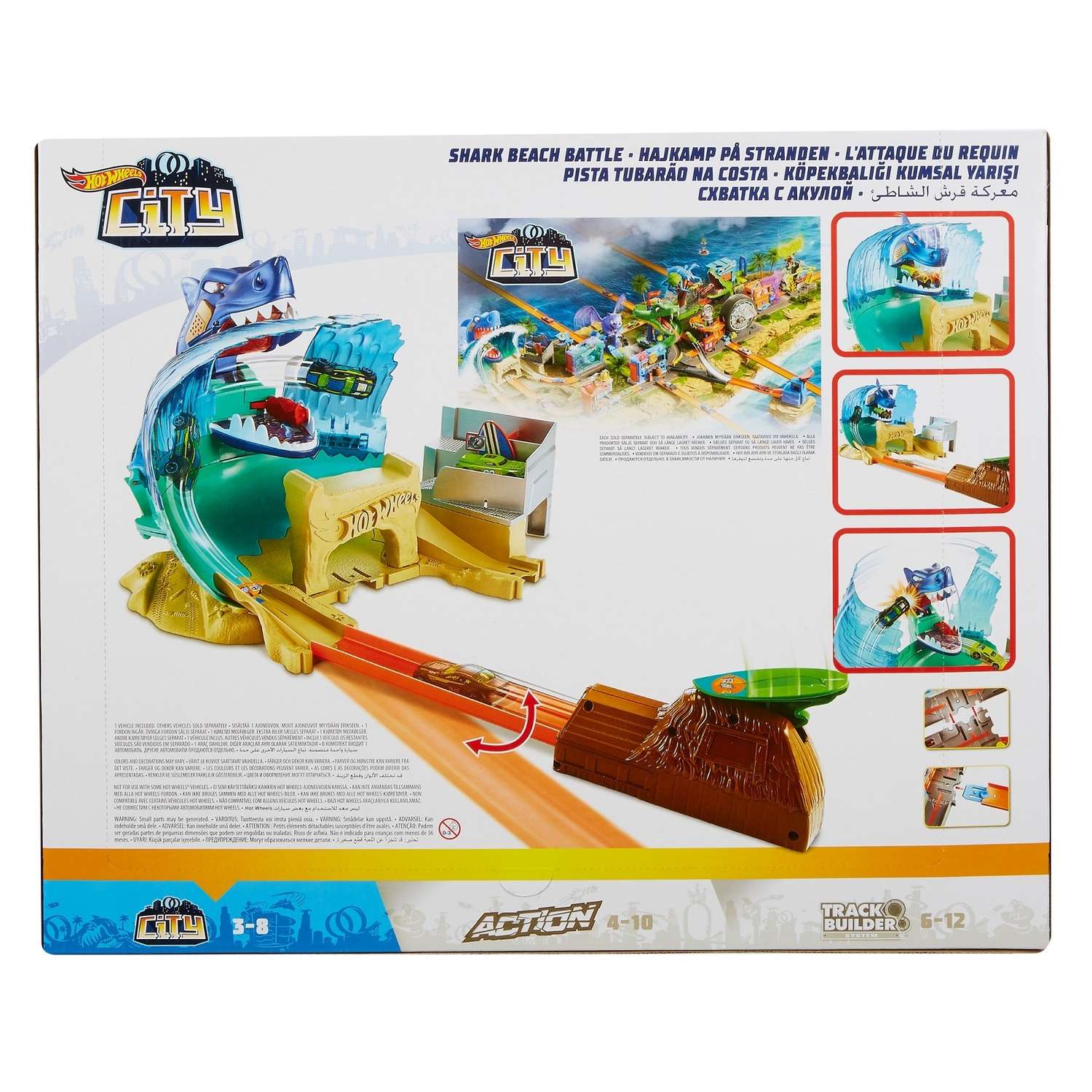 Трек Hot Wheels Схватка с акулой FNB21 - фото 4