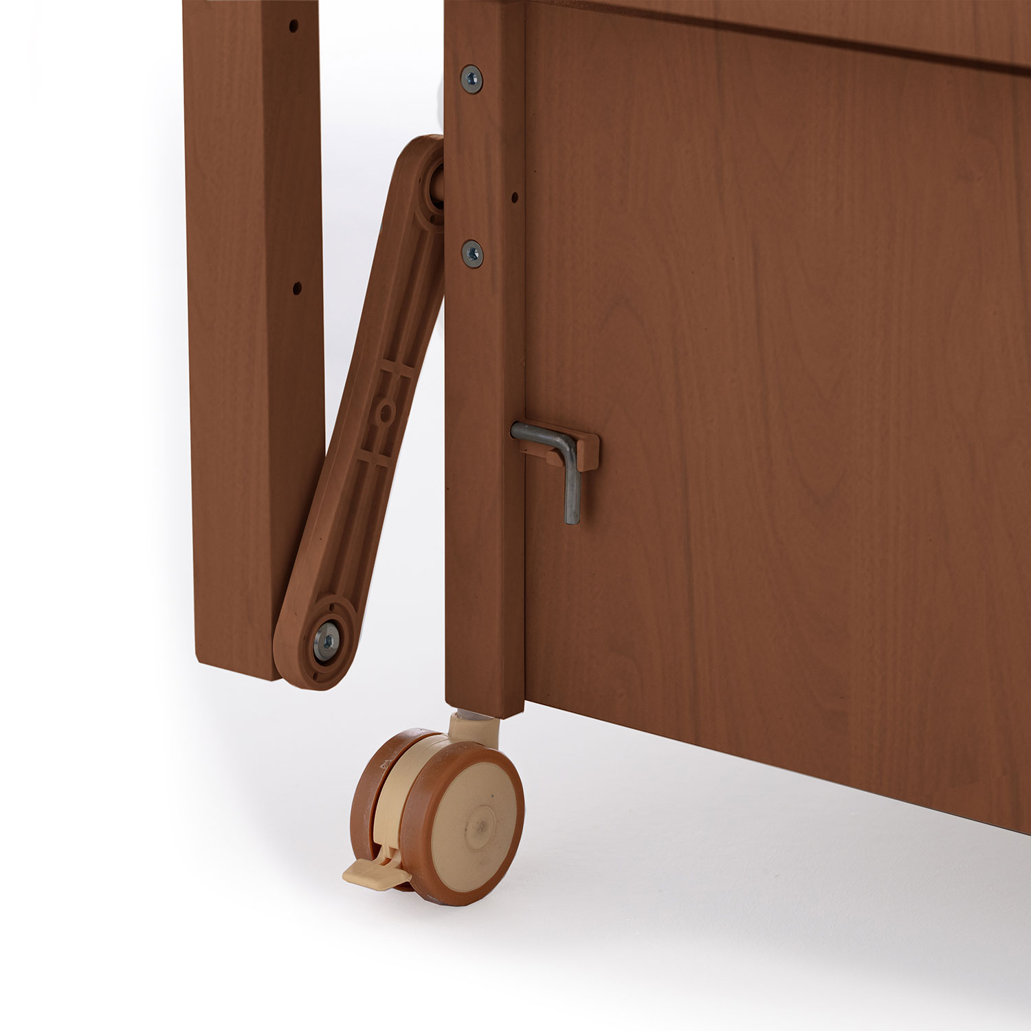 Детская кроватка Nuovita, продольный маятник (темный орех) - фото 21