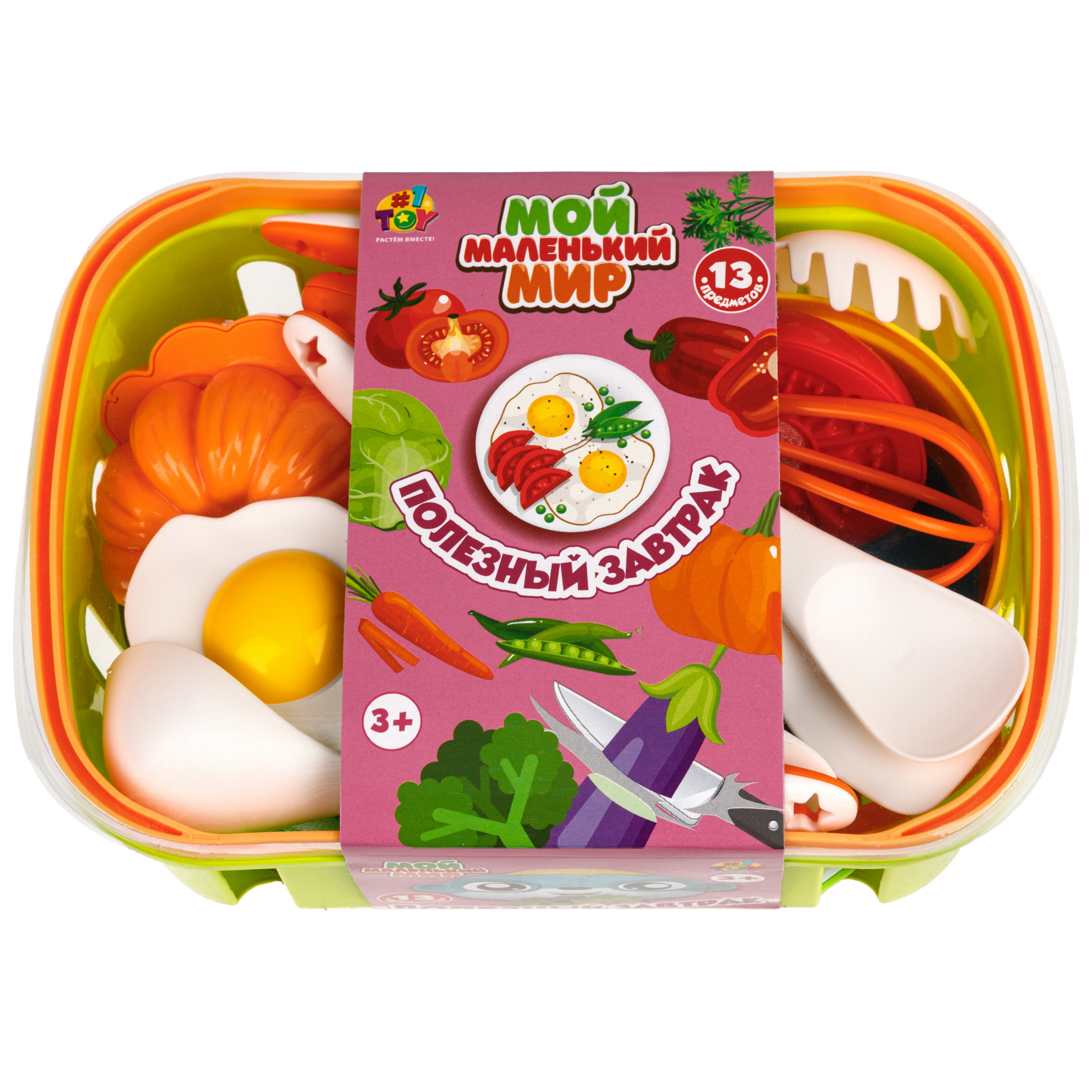 Игрушка 1TOY посуда, продукты 17 предм. - фото 26