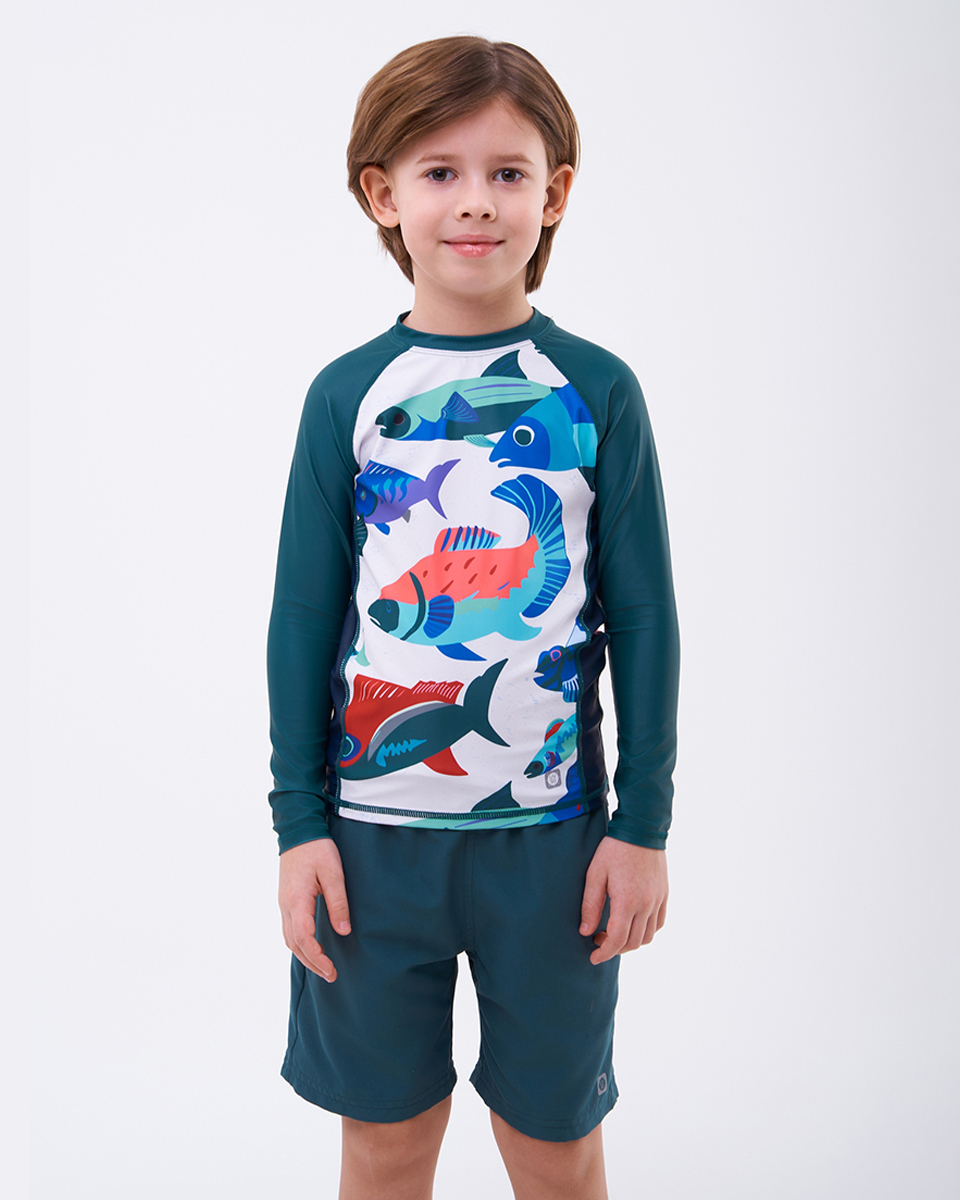 Купальный лонгслив Lassie с УФ-защитой 72204404-8890 - фото 6