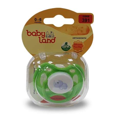 Пустышка Baby Land силикон анатомическая от 0 мес.