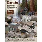 Игровой набор DARWIN Животные Северной Америки 9 шт