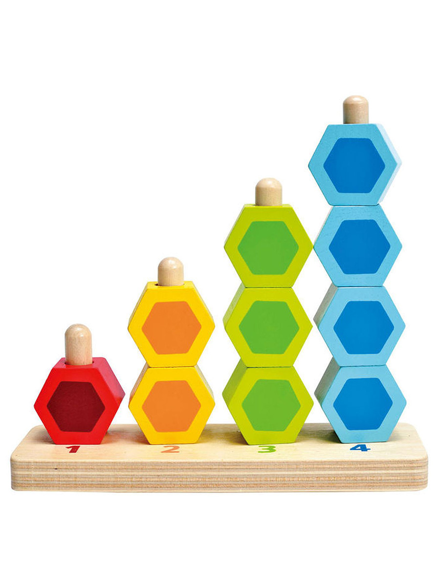 Игрушка Hape сортер Цветные соты - фото 5