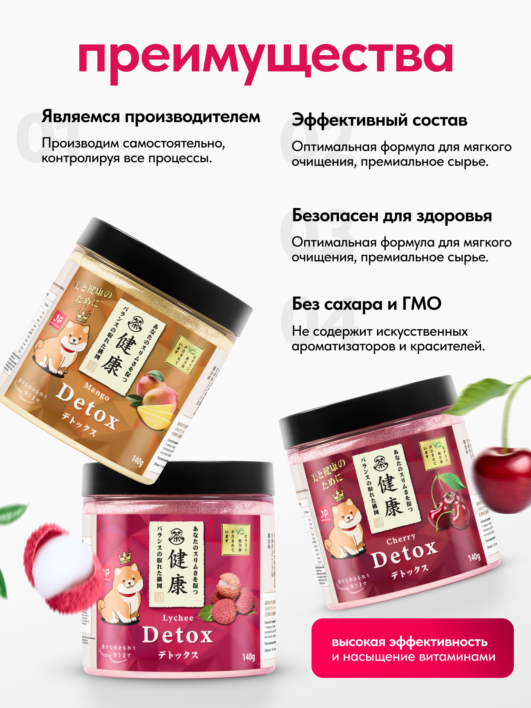 Детокс для похудения Japan Formula дренажный напиток от отеков - фото 2