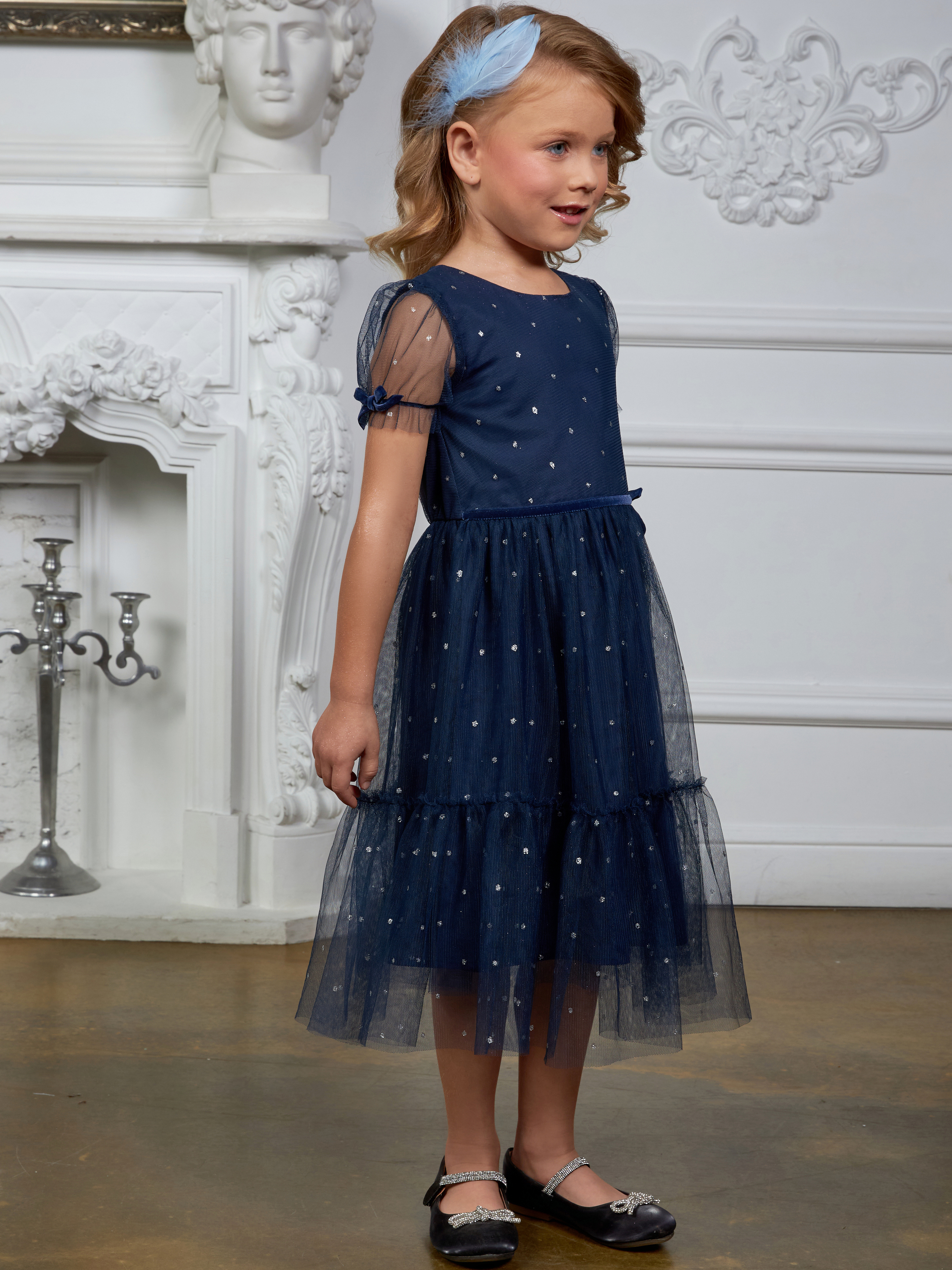 Платье ME WE KG225-W601-191_Темно-синий - фото 5