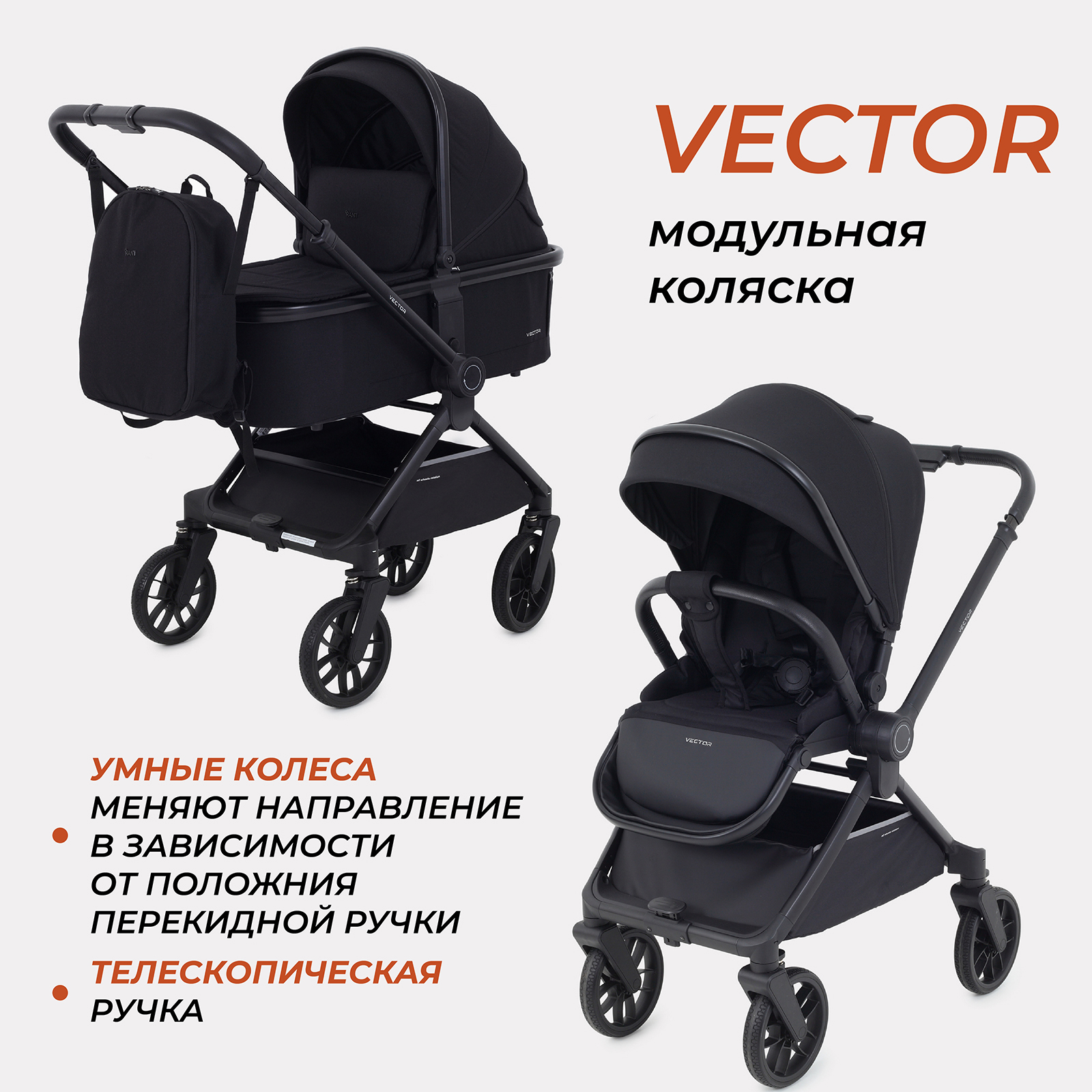 Коляска 2в1 Rant Vector - фото 1