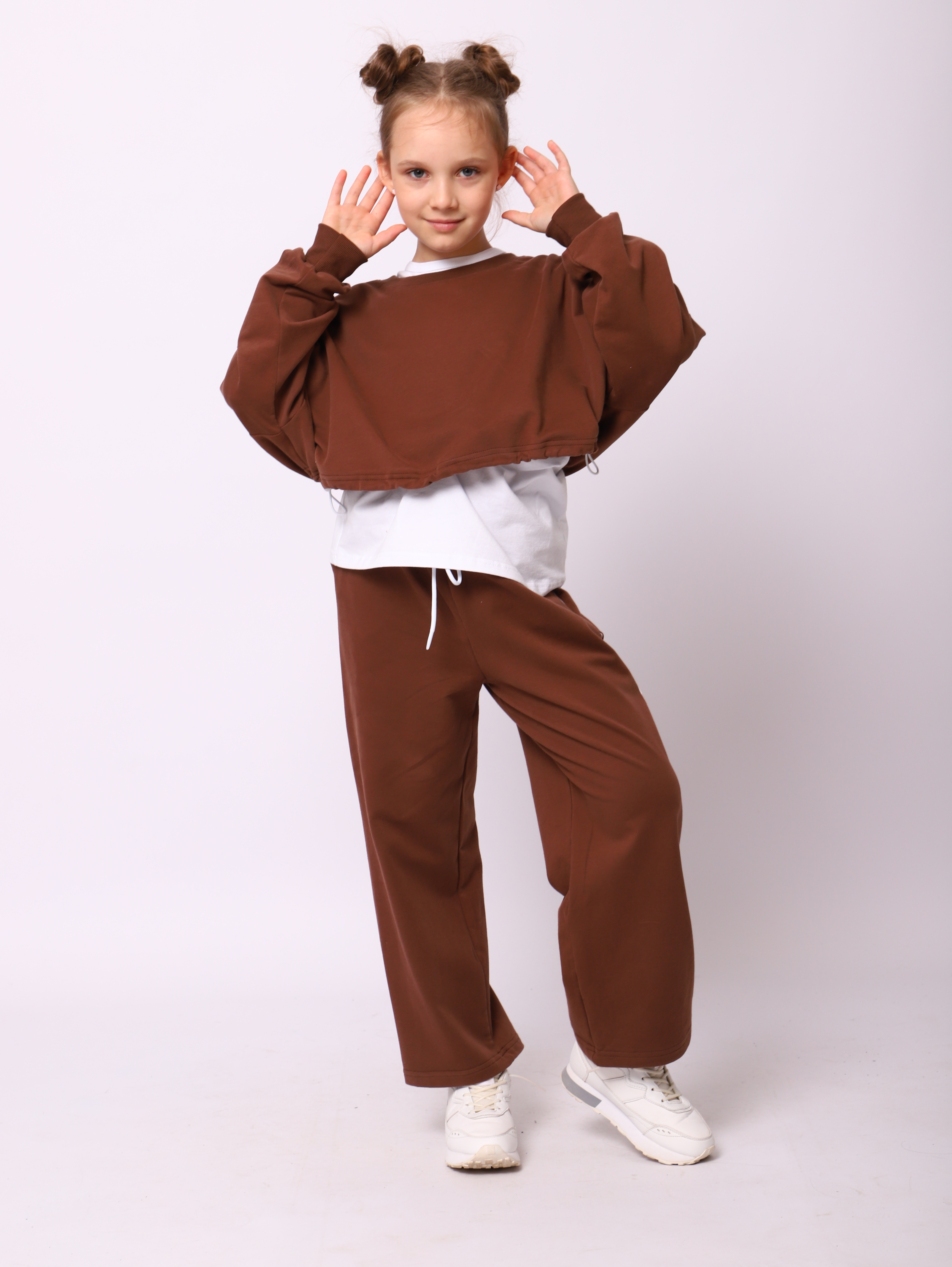 Костюм ЛАДОШКИ Костюм Алексия коричневый - фото 6