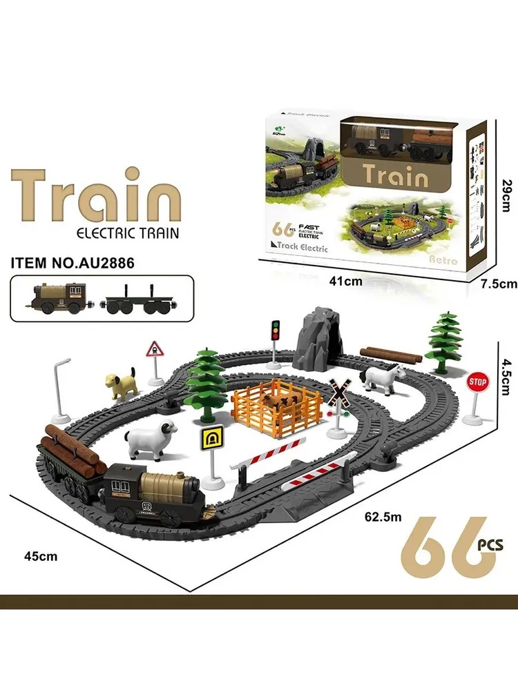 Развивающая железная дорога CASTLELADY 63 см 444555000121 - фото 2