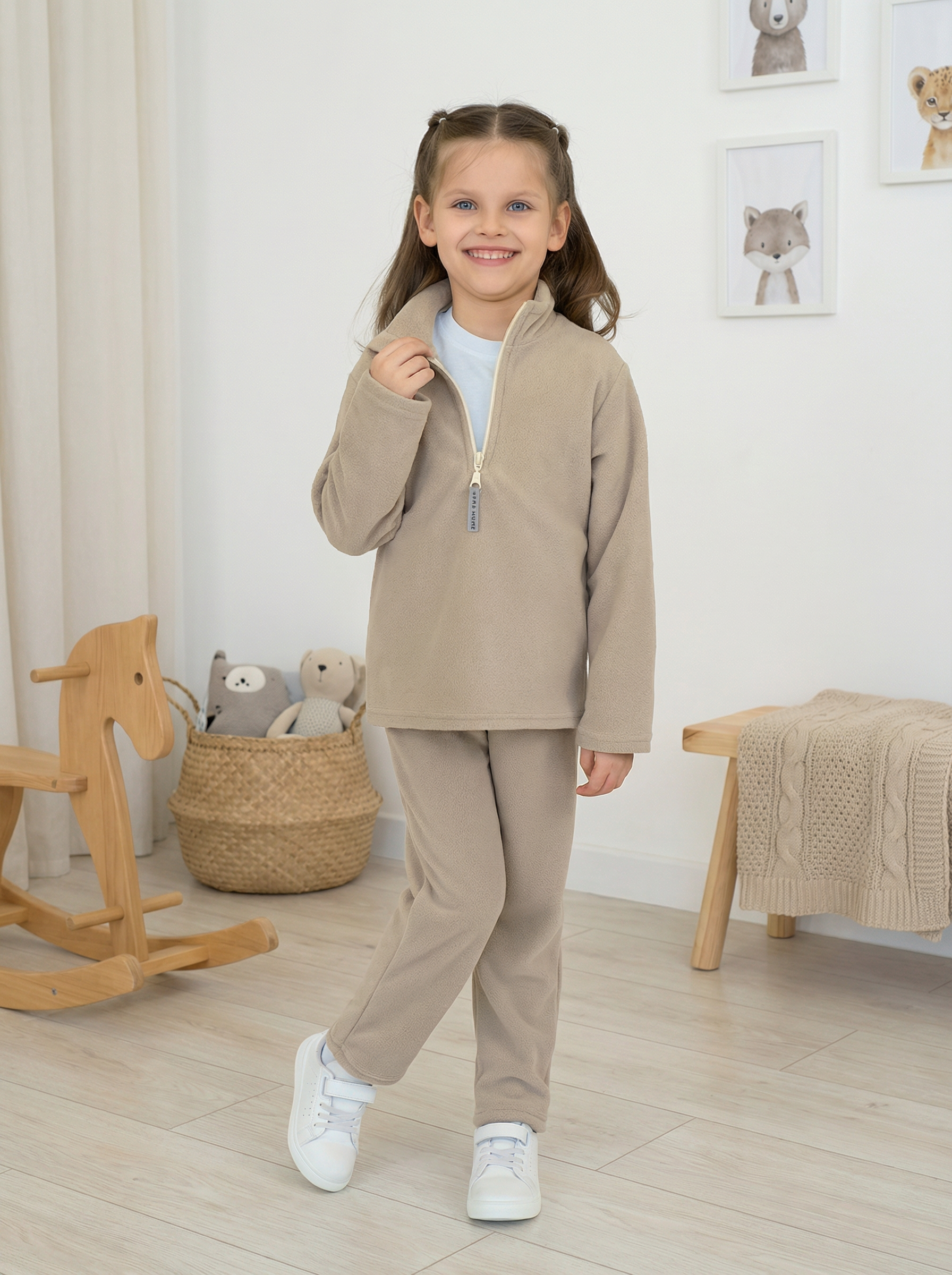 Толстовка и брюки Утенок 7052г(ш) какао - фото 1