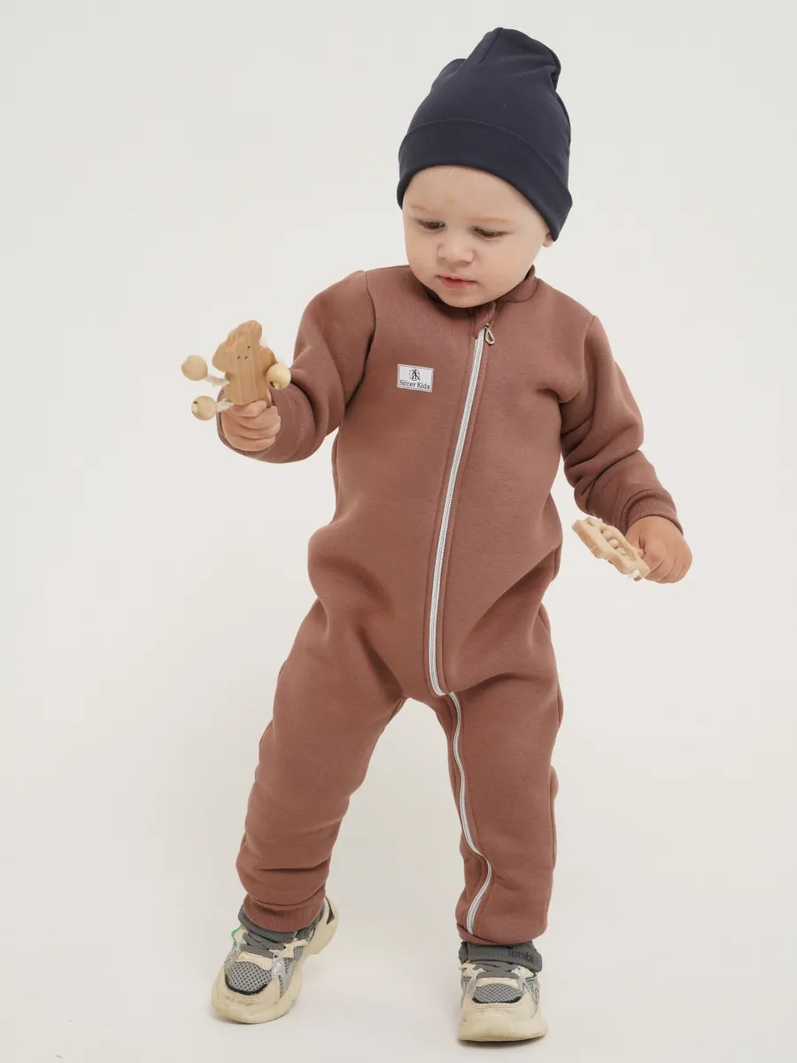 Комбинезон Супер Пупс мод14/темно-бежевый - фото 9