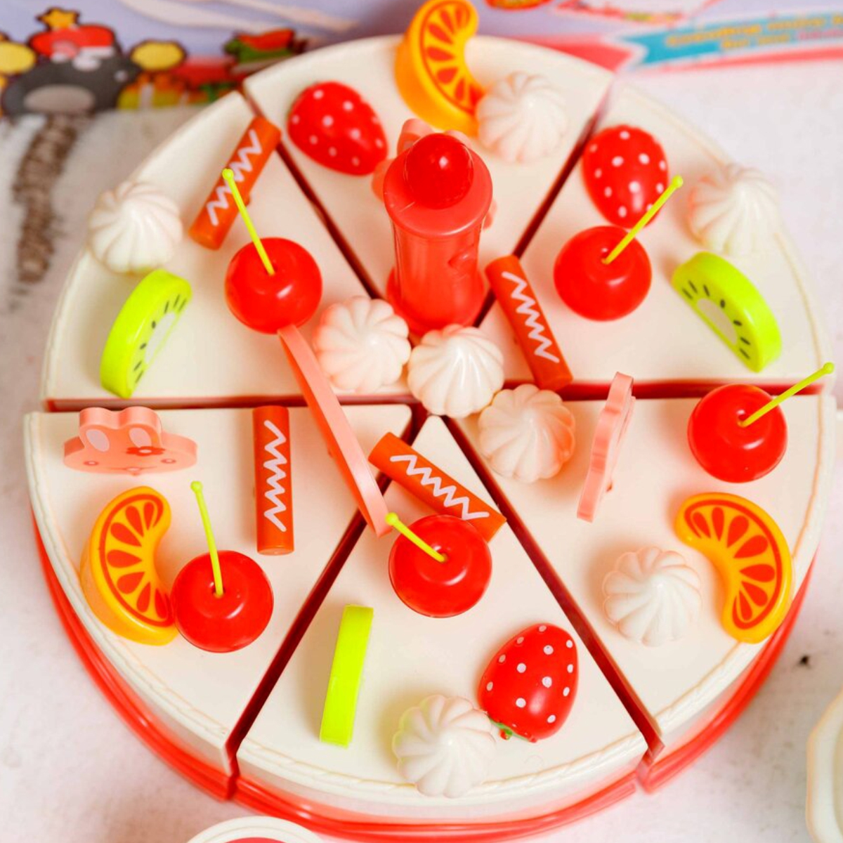 Игровой набор TrendToys тележки и корзинки, продукты, касса - фото 9