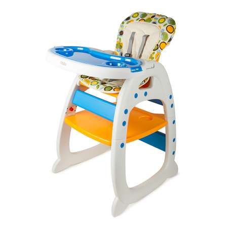 Стульчик для кормления Babyton Yellow-Blue трансформер