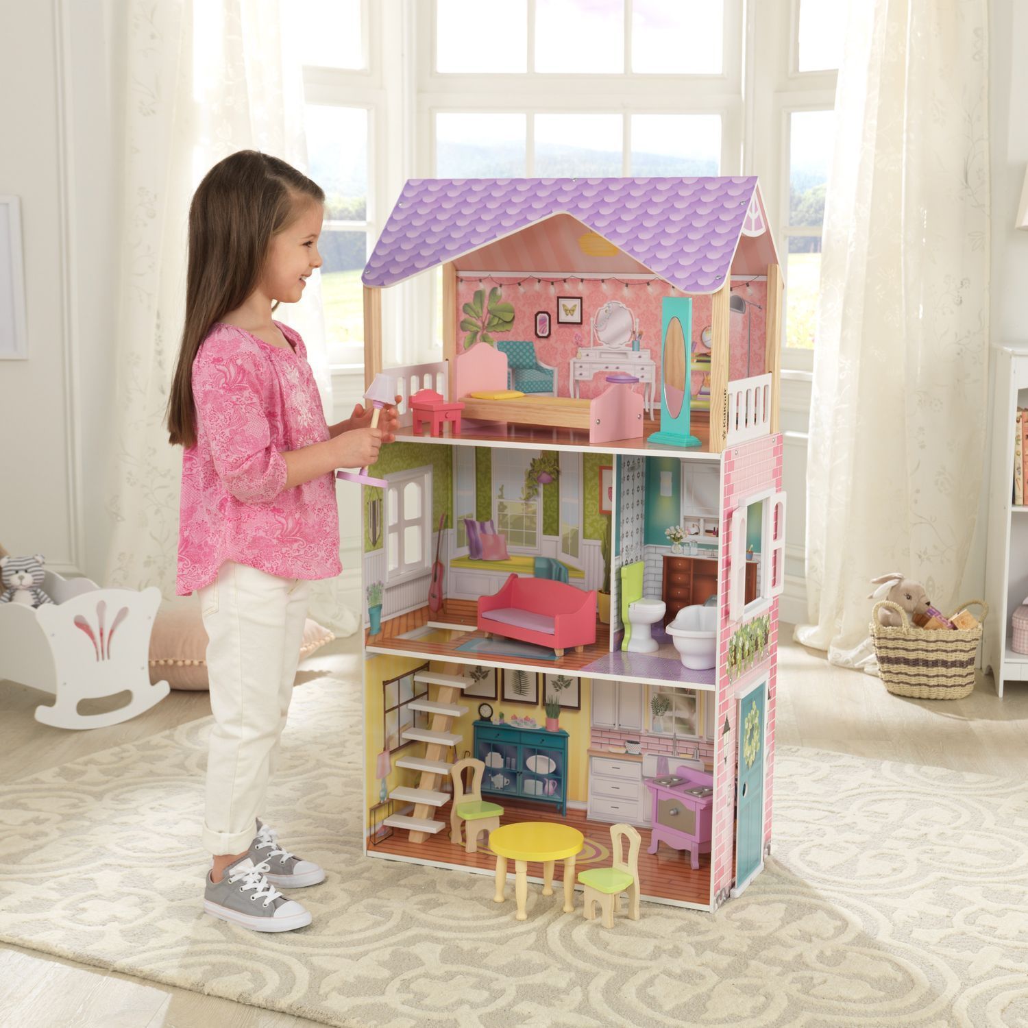 Домик для кукол KidKraft с мебелью 65959_KE - фото 11