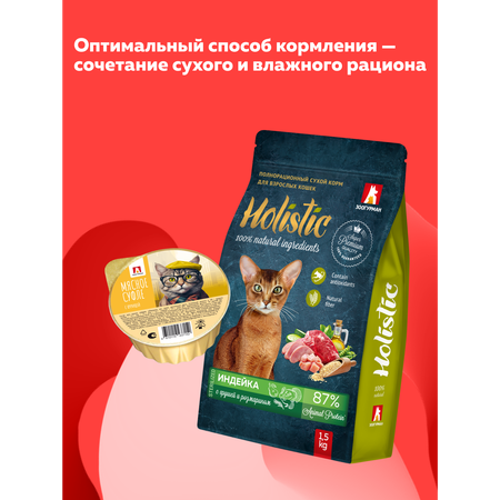 Корм влажный Зоогурман Мясное суфле с курицей 100 гр х 20 шт