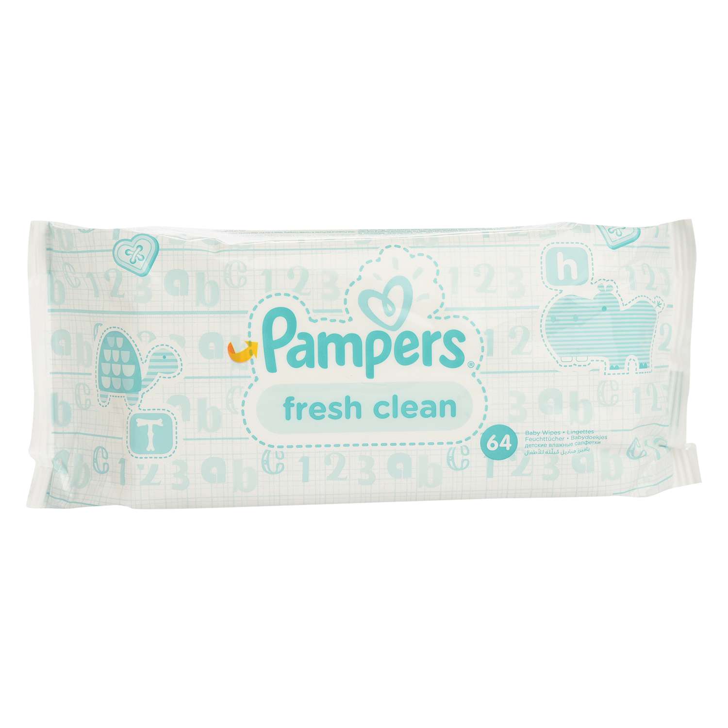 Влажные салфетки Pampers Fresh Clean 2 упак. 64 шт. - фото 12