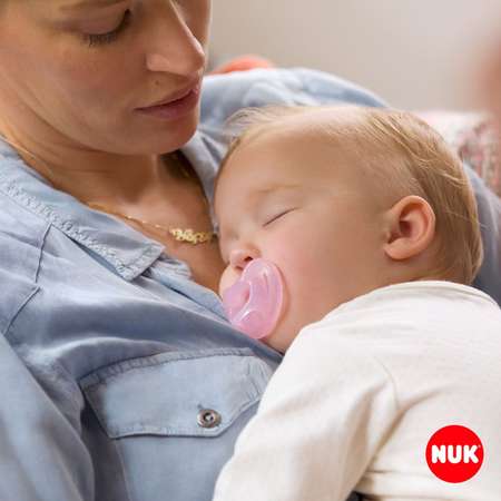 Пустышка Nuk силикон ортодонтическая от 0 мес. 1 шт.