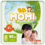 Подгузники Momi S (4-8 кг) 82 шт.