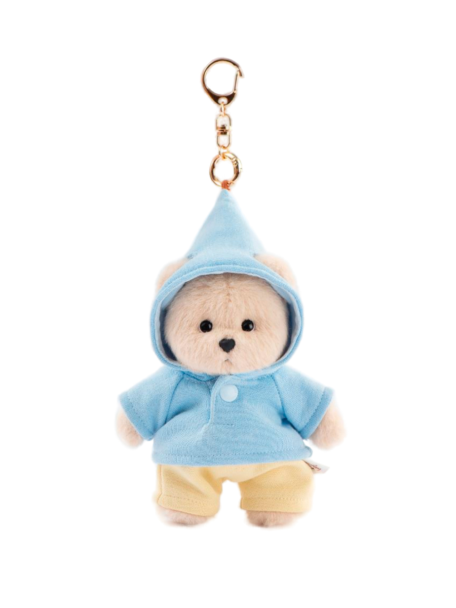 Мягкая игрушка TeddyTales Медведь с костюмом-брелком - фото 1