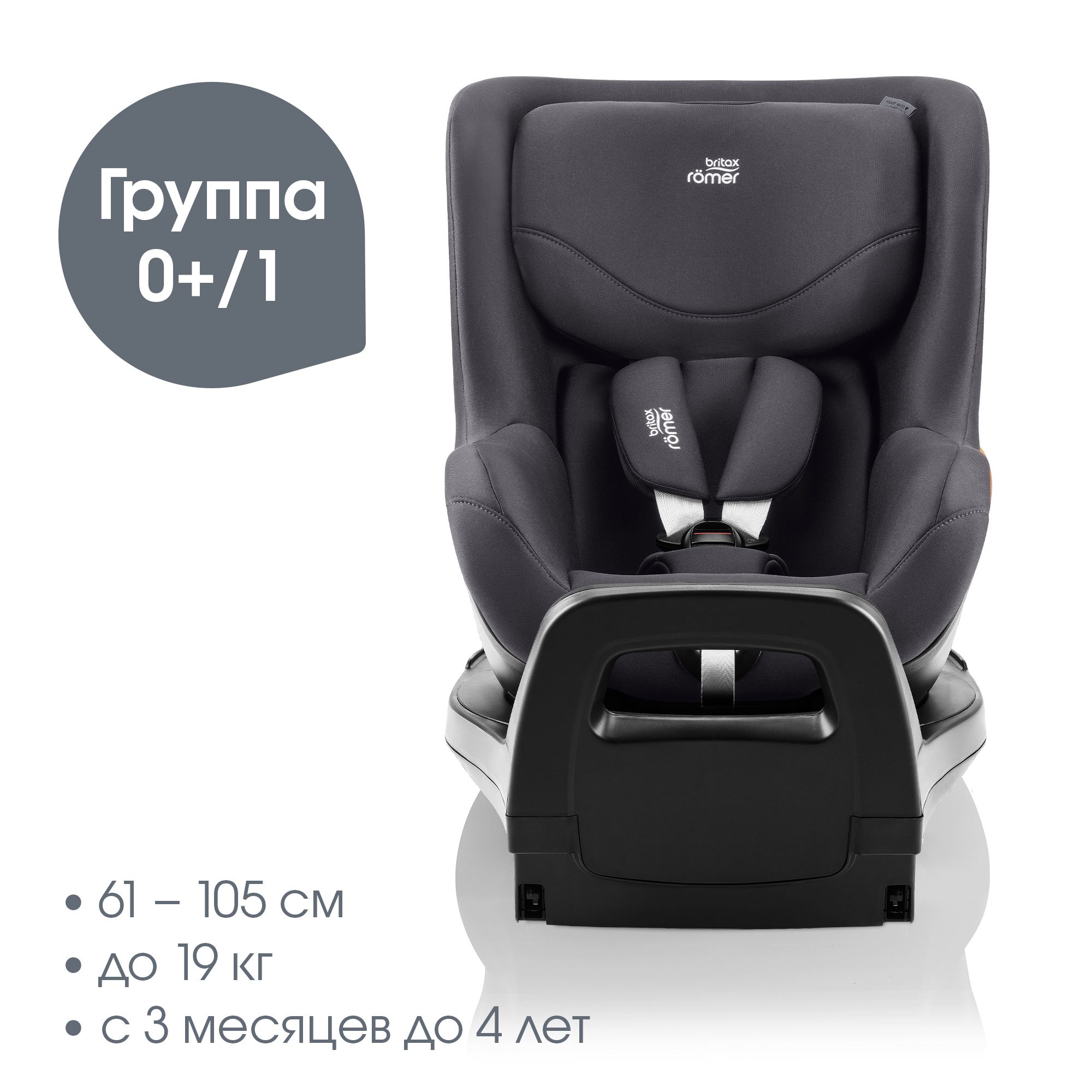 Автокресло Britax Roemer Dualfix Pro M Isofix 0+/1 (0-18 кг) - фото 2