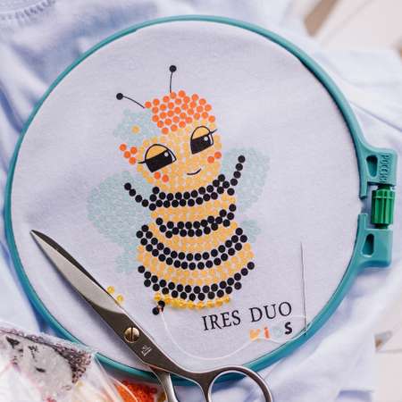 Набор для творчества IRES DUO KIDS вышивание Вышивай на футболке