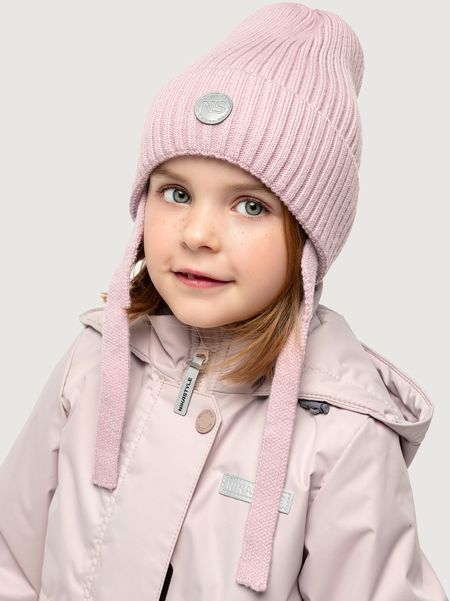Шапка NIKASTYLE 11м21226 пудра - фото 1