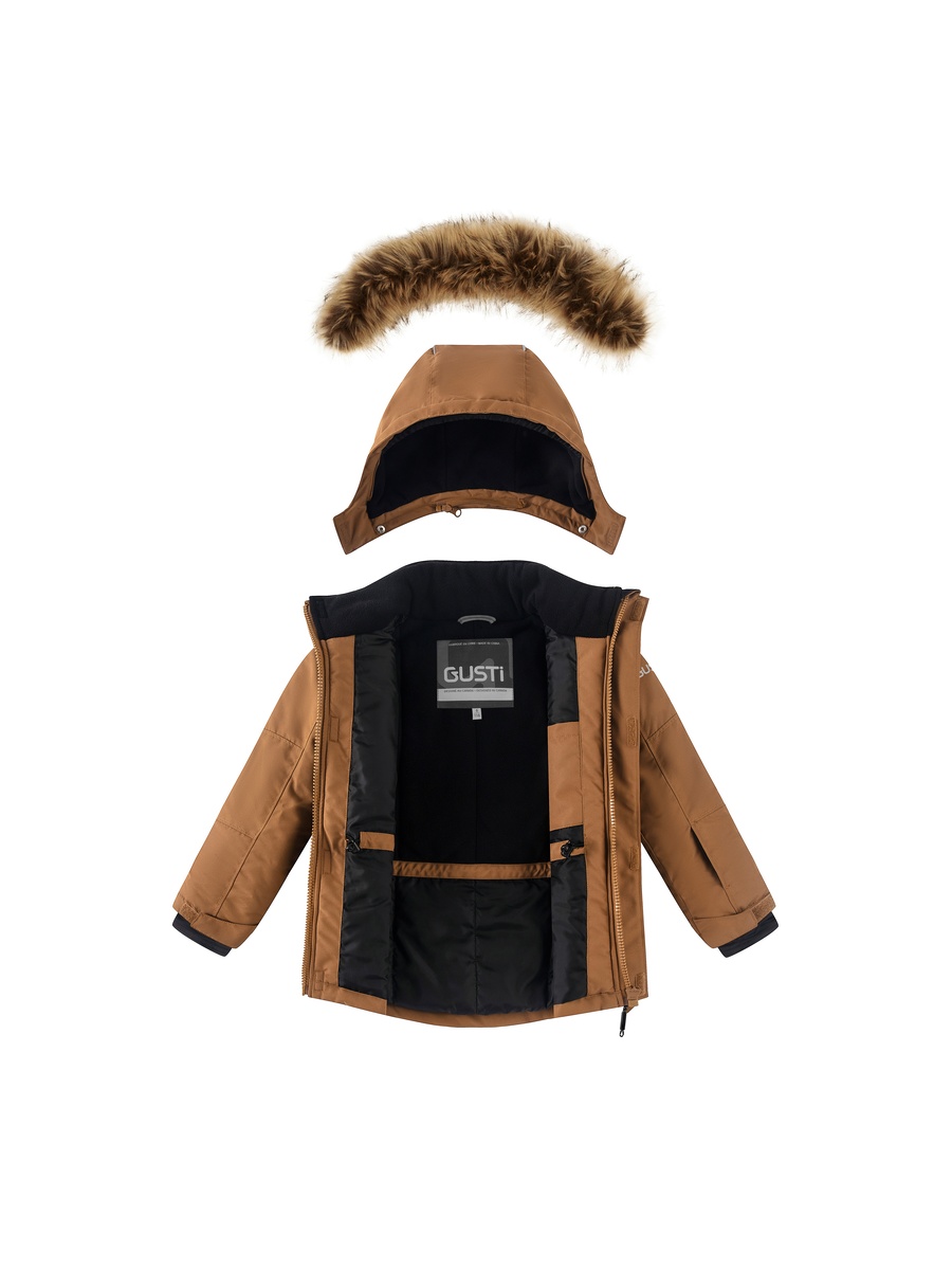 Парка GUSTI GW5BJ538-BROWN - фото 3