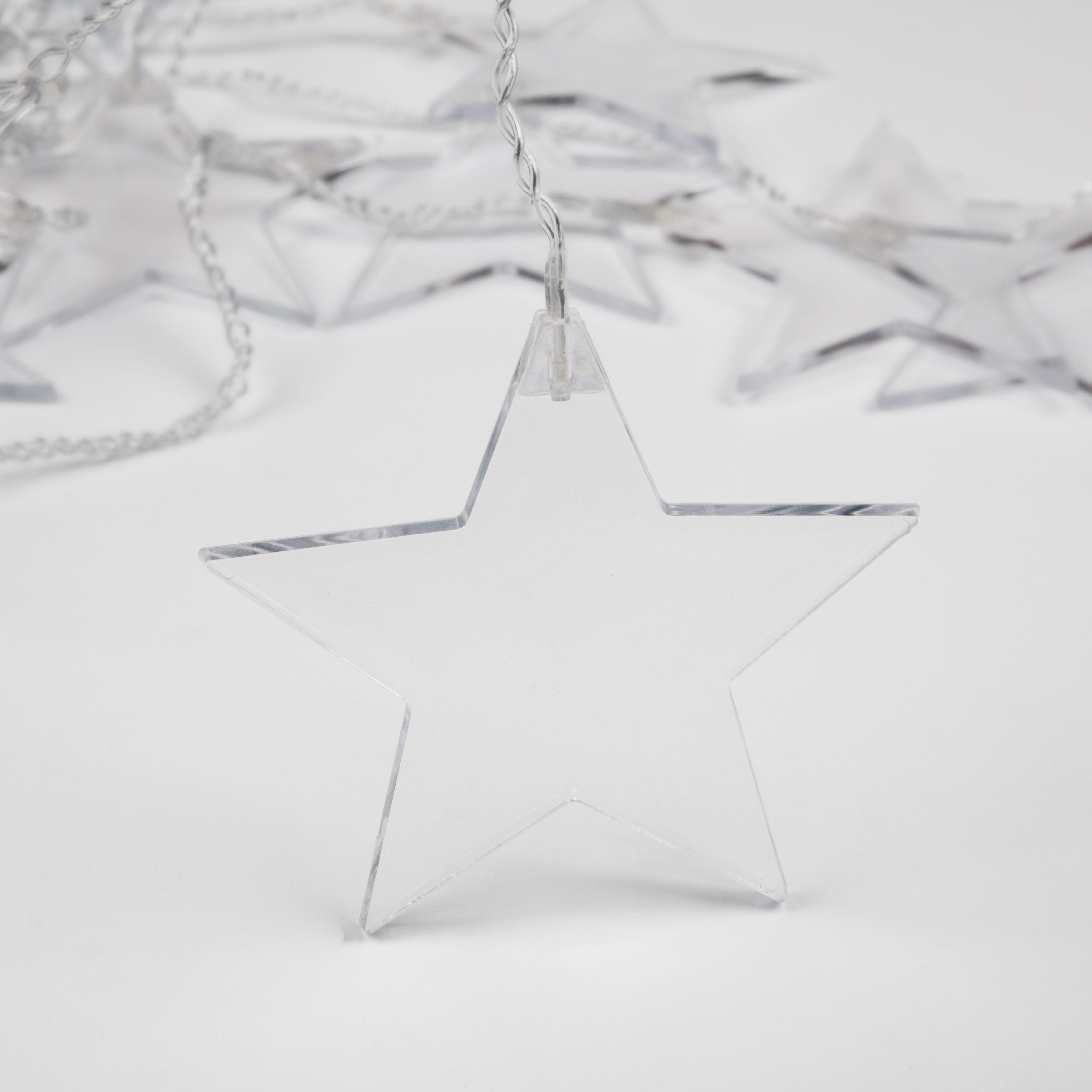 Светодиодная гирлянда NEON-NIGHT Звезды 1.5х0.6 м тепло-белое свечение 303-030 - фото 11