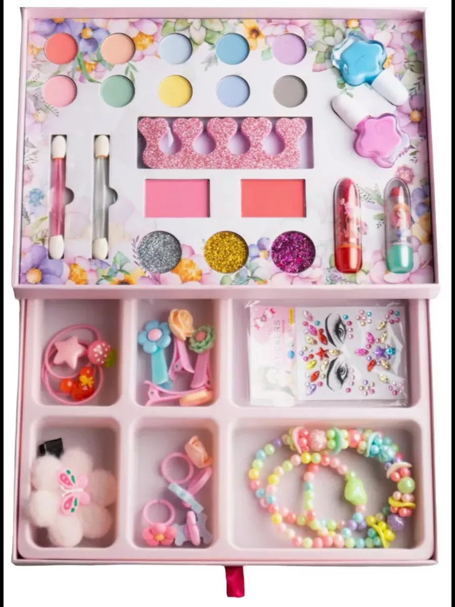 Декоративная косметики в чемоданчике ТОТОША Детская косметика набор - фото 8