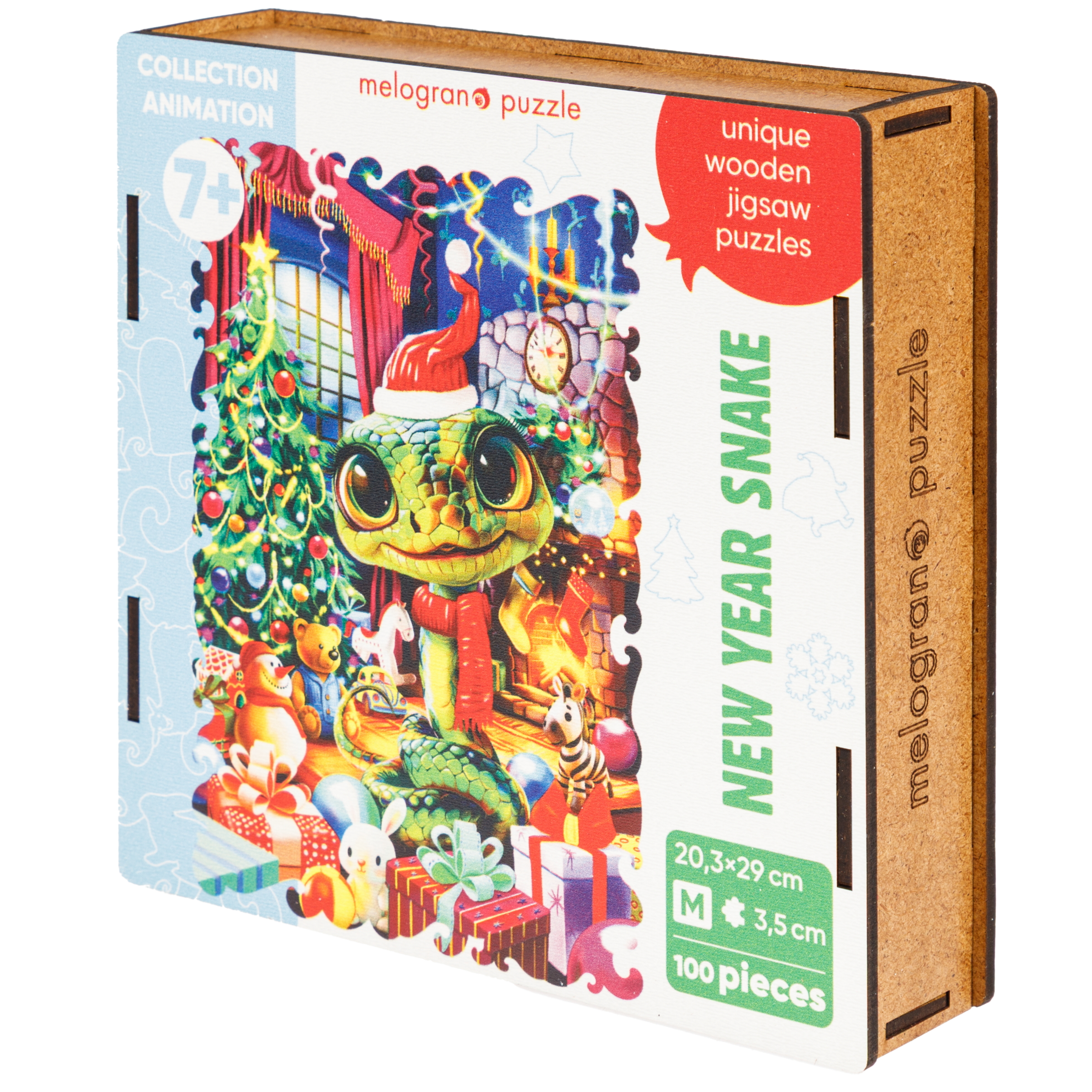 Пазл Melograno puzzle деревянный - фото 5