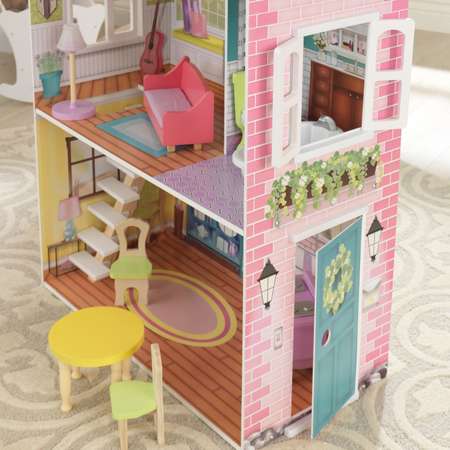 Домик для кукол KidKraft с мебелью
