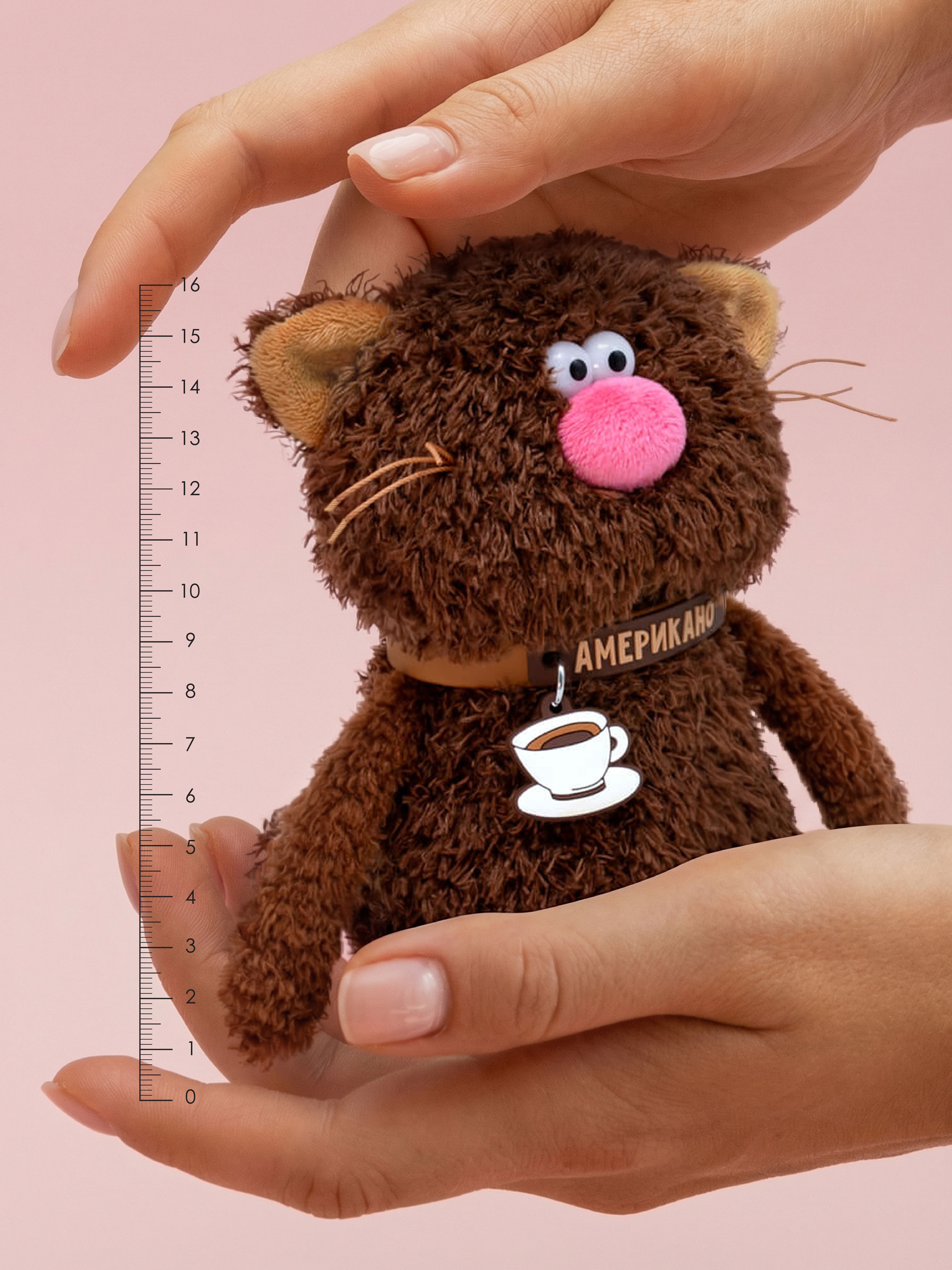 Мягкая игрушка BUDI BASA Кофейный Кот Американо - фото 4