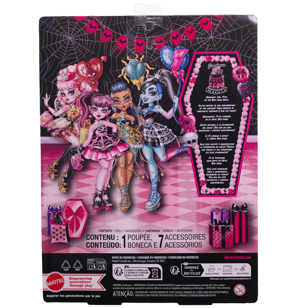 Кукла модельная Monster High Scary Sweet Birthday Cupid Asteria JBG77 JBG77 - фото 7