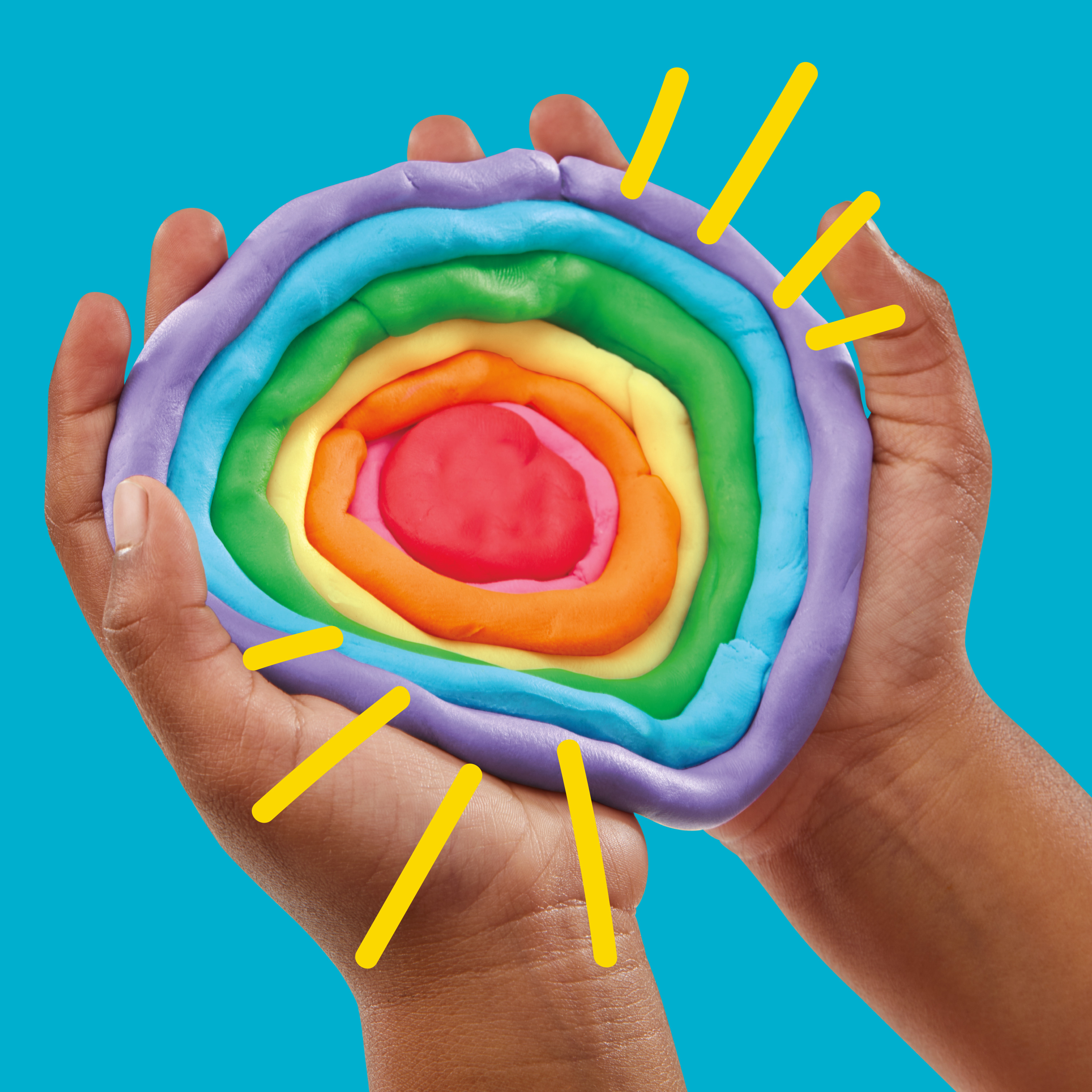 Масса для лепки Hasbro Play Doh 50шт. Супер-радуга - фото 4