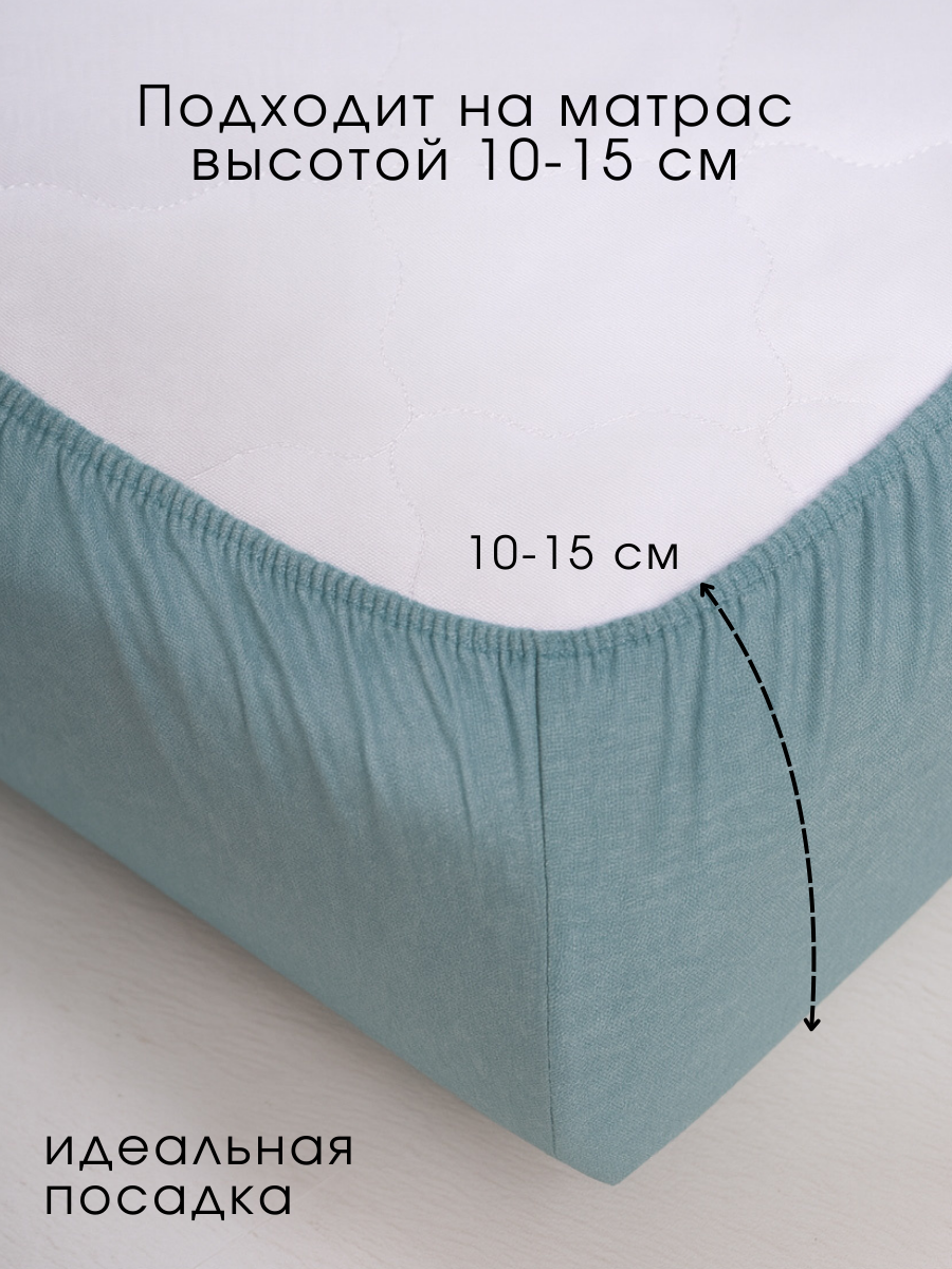 Простыня Ночь Нежна Енотики 80 x 160 см на резинке 2 шт. - фото 3